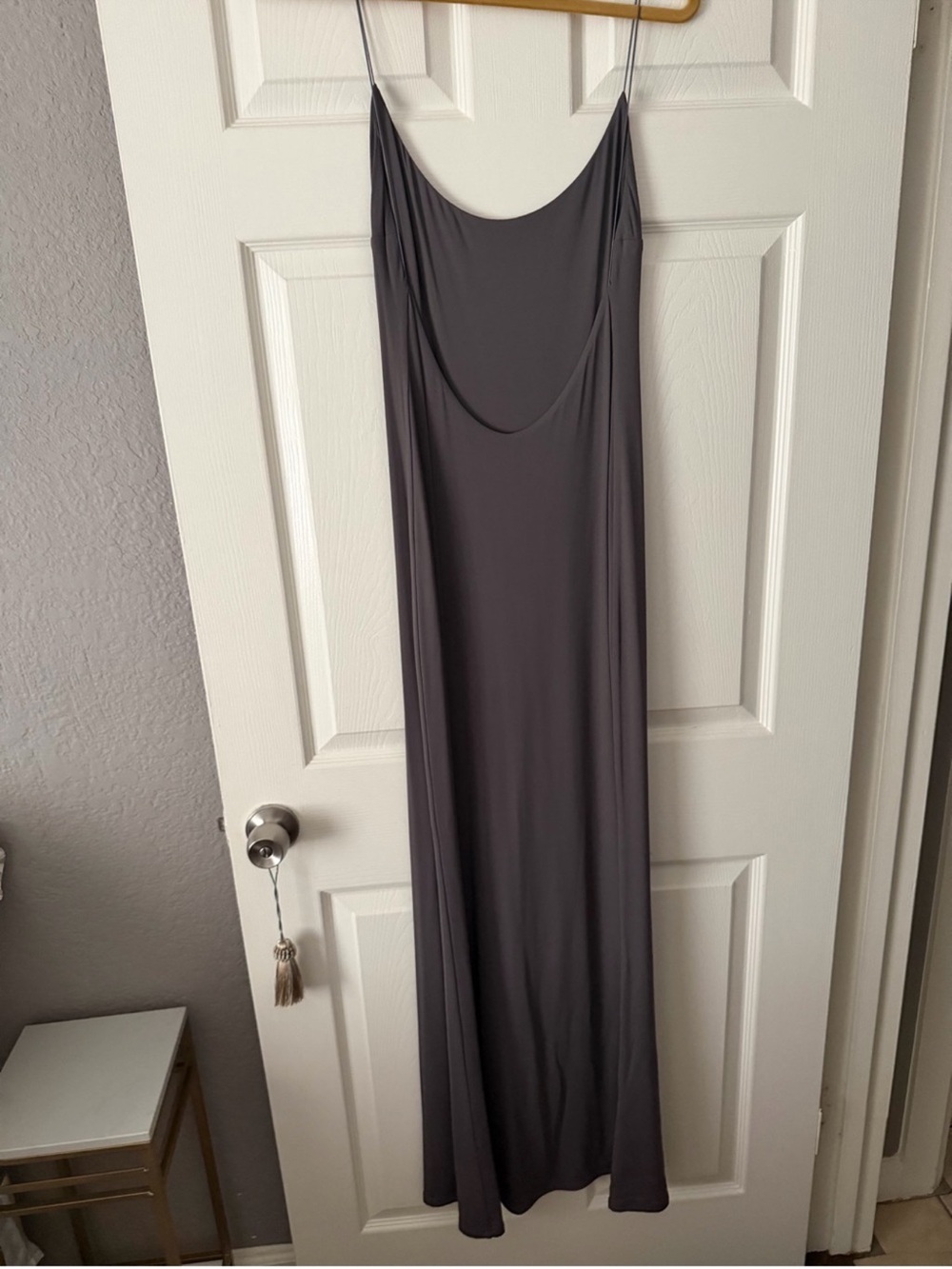 Grey MESHKI maxi dress - Picture 4 of 5